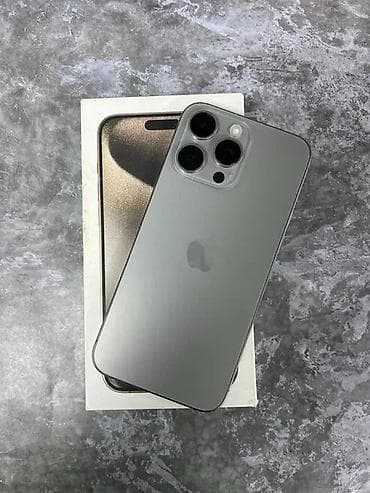 IPhone 15 Pro Max, 256 ГБ, Natural Titanium, Коробка, 87 % at lalafo.kg IPhone 15 Pro Max, 256 ГБ, Natural Titanium, Коробка, 87 %