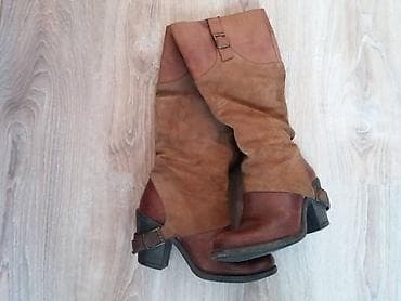 Сапоги кожаные в ковбойском стиле. Размер 38, производство Турция в at lalafo.kg Сапоги кожаные в ковбойском стиле. Размер 38, производство Турция в