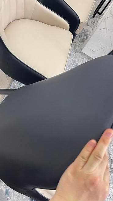 Тигүүчүлөр үчүн отургучтар: Стул в скандинавском стиле, кожаный, из цельного дерева, удобный lalafo.kg да — 3 Тигүүчүлөр үчүн отургучтар: Стул в скандинавском стиле, кожаный, из цельного дерева, удобный — 3