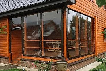 Панорамные мягкие окна ПВХ для террас/веранд - Прозрачные ПВХ‑шторы at lalafo.kg Панорамные мягкие окна ПВХ для террас/веранд - Прозрачные ПВХ‑шторы