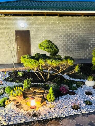 Фото 💯 %мои работы !!!Ландшафтный дизайн .Авто полив . Сеем газон at lalafo.kg Фото 💯 %мои работы !!!Ландшафтный дизайн .Авто полив . Сеем газон