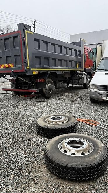 Выездной шиномонтаж для грузовиков и спецтехники - Обслуживание lalafo.kg да Выездной шиномонтаж для грузовиков и спецтехники - Обслуживание