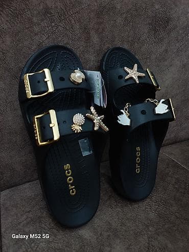 Босоножки, 40, Crocs, Новый, цвет - Черный, Самовывоз at lalafo.kg Босоножки, 40, Crocs, Новый, цвет - Черный, Самовывоз