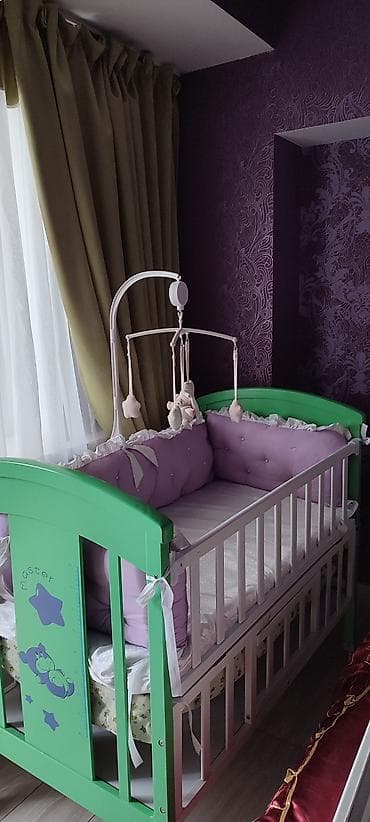 Продаю, детскую кроватку, в хорошем состоянии, может at lalafo.kg Продаю, детскую кроватку, в хорошем состоянии, может