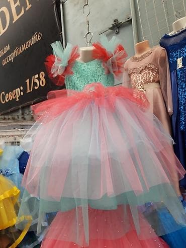 Детское платье, цвет - Белый, Новый at lalafo.kg Детское платье, цвет - Белый, Новый