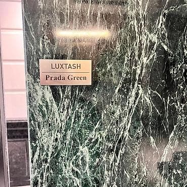 Мраморная плита Luxtash Prada Green с уникальным рисунком прожилок at lalafo.kg Мраморная плита Luxtash Prada Green с уникальным рисунком прожилок