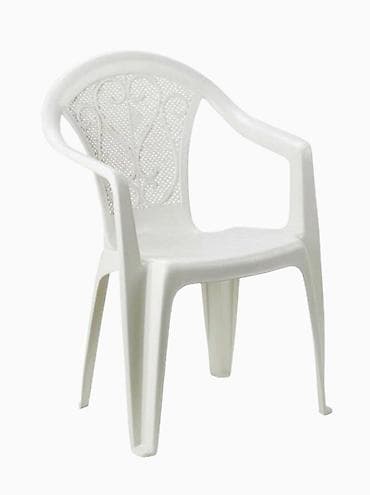 Пластиковый стул, Новый, Платная доставка, цвет - Белый at lalafo.kg Пластиковый стул, Новый, Платная доставка, цвет - Белый