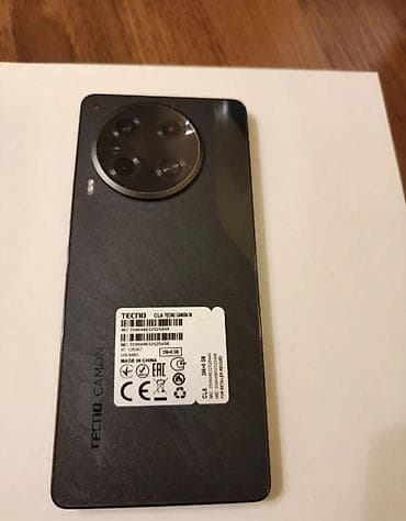 Tecno Camon 30 5G, Б/у, 256 ГБ, цвет - Черный, 2 SIM at lalafo.kg Tecno Camon 30 5G, Б/у, 256 ГБ, цвет - Черный, 2 SIM
