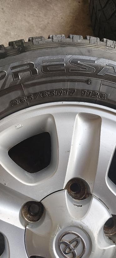Колеса в сборе 265 / 65 / R 17, Зима, Комплект, Внедорожные (АТ/МТ), Литые, отверстий - 6 at lalafo.kg Колеса в сборе 265 / 65 / R 17, Зима, Комплект, Внедорожные (АТ/МТ), Литые, отверстий - 6