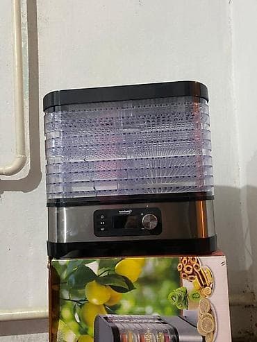 Электросушилка для овощей, фруктов, ягод, зелени, грибов и мяса at lalafo.kg Электросушилка для овощей, фруктов, ягод, зелени, грибов и мяса