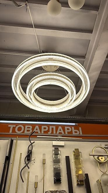 Подвесной светильник LED с тремя кольцами - Дизайн: три at lalafo.kg Подвесной светильник LED с тремя кольцами - Дизайн: три