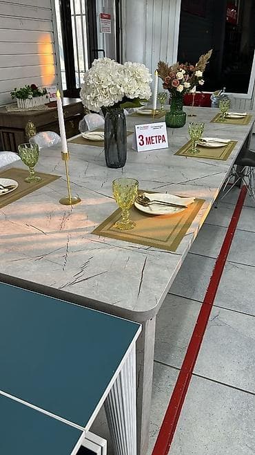 Бычуучу столдор: 3 метровый стол трансформер "Овал" Размеры: длина 55-300 см ширина на lalafo.kg да — 5 Бычуучу столдор: 3 метровый стол трансформер "Овал" Размеры: длина 55-300 см ширина на — 5