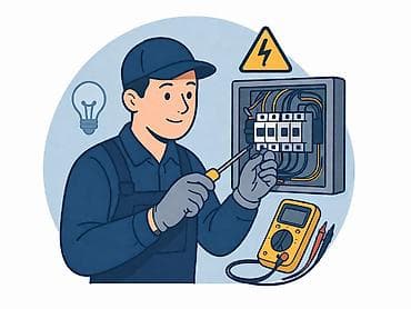 Требуется Электрик, Оплата: Ежемесячно, 1-2 года опыта at lalafo.kg Требуется Электрик, Оплата: Ежемесячно, 1-2 года опыта