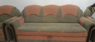 Комплект мягкой мебели, Б/у, Самовывоз at lalafo.kg Комплект мягкой мебели, Б/у, Самовывоз