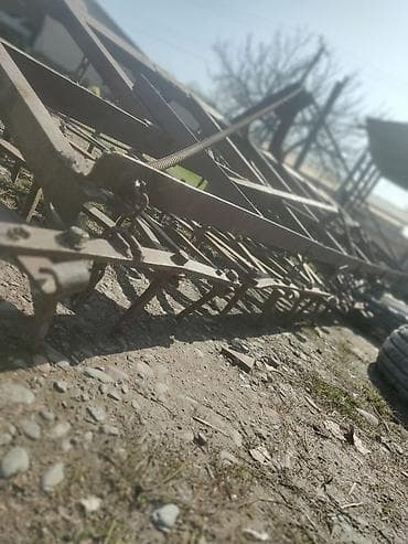 Борона зубовая прицепная для трактора - Тип: секционная зубовая at lalafo.kg Борона зубовая прицепная для трактора - Тип: секционная зубовая