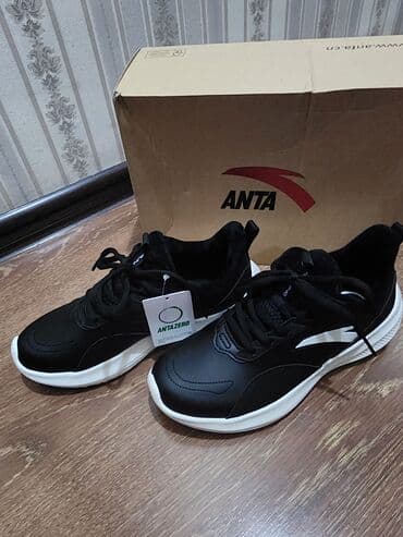 Кроссовки ANTA (линейка ANTA ZERO) - Цвет: черный верх, белая подошва at lalafo.kg Кроссовки ANTA (линейка ANTA ZERO) - Цвет: черный верх, белая подошва