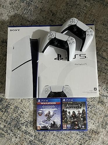 Продаю PlayStation 5 Slim 1 ТБ Состояние идеальное без дефектов at lalafo.kg Продаю PlayStation 5 Slim 1 ТБ Состояние идеальное без дефектов
