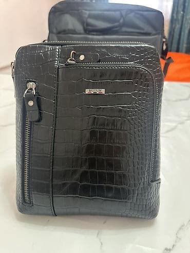 Классическая сумка, Butun, Материал: Натуральная кожа, Застежка на молнии, Мужские at lalafo.kg Классическая сумка, Butun, Материал: Натуральная кожа, Застежка на молнии, Мужские