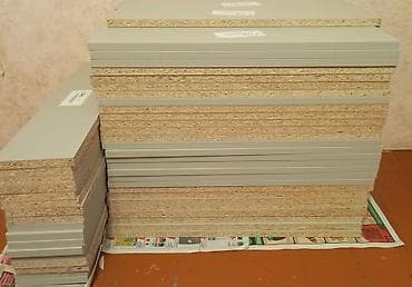 Продаются детали ЛДСП .90 штук .Цвет "Серая галька" .Размер 600/140 at lalafo.kg Продаются детали ЛДСП .90 штук .Цвет "Серая галька" .Размер 600/140