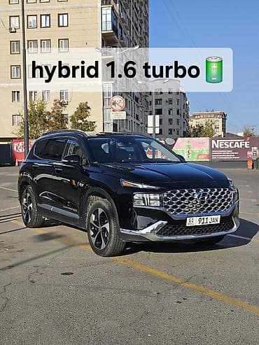 Hyundai Santa Fe: 2021 г., 1.6 л, Автомат, Гибрид, Кроссовер at lalafo.kg Hyundai Santa Fe: 2021 г., 1.6 л, Автомат, Гибрид, Кроссовер