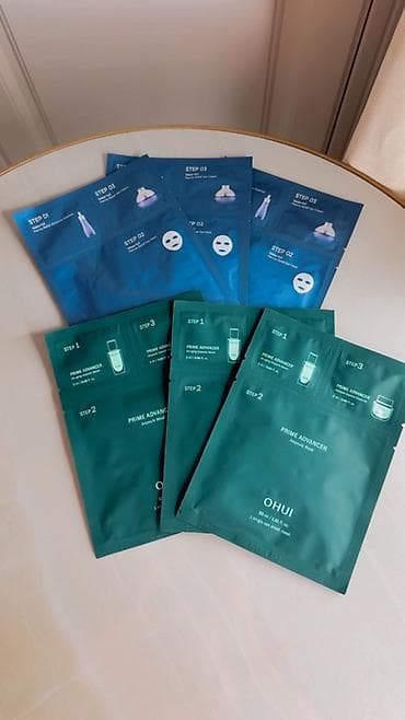 OHUI набор тканевых масок 3‑этапного ухода - Формат: индивидуальные at lalafo.kg OHUI набор тканевых масок 3‑этапного ухода - Формат: индивидуальные