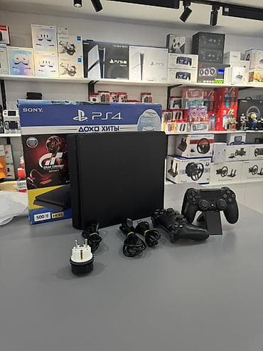 PlayStation 4 Slim 500 ГБ (HDR) Состояние бу Гарантия на 30 дней at lalafo.kg PlayStation 4 Slim 500 ГБ (HDR) Состояние бу Гарантия на 30 дней