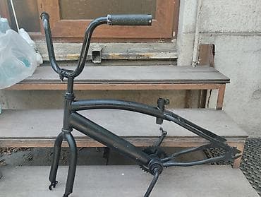 BMX рама с вилкой и рулём. Комплект включает: - раму BMX; - переднюю lalafo.kg да BMX рама с вилкой и рулём. Комплект включает: - раму BMX; - переднюю