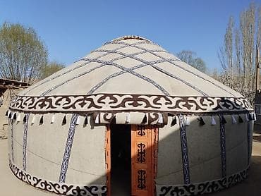 Продажа юрты, Каркас Деревянный, 100 баш, Диаметр: 7 метров at lalafo.kg Продажа юрты, Каркас Деревянный, 100 баш, Диаметр: 7 метров
