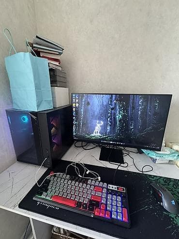 Игровой/рабочий ПК с монитором и периферией или обмен на айфон 14 про at lalafo.kg Игровой/рабочий ПК с монитором и периферией или обмен на айфон 14 про
