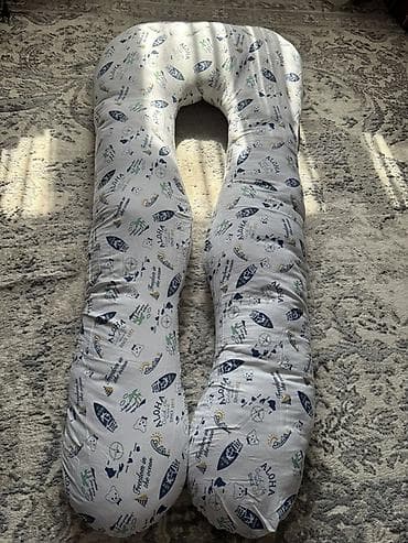 U-образная подушка для беременных и отдыха + мягкий вкладыш/матрасик at lalafo.kg U-образная подушка для беременных и отдыха + мягкий вкладыш/матрасик