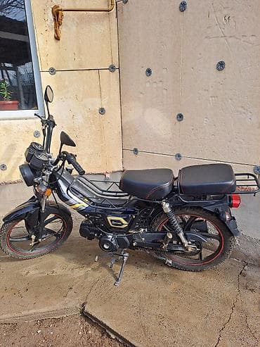 Скутер-мопед (класс «дельта»), черный. в отличном состоянии, пробег at lalafo.kg Скутер-мопед (класс «дельта»), черный. в отличном состоянии, пробег