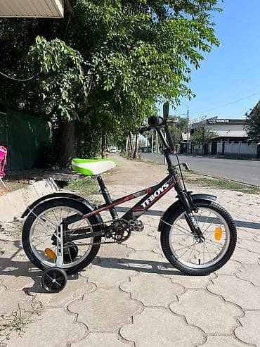 Велосипед детский TFBOYS, односкоростной. - Колеса 16" с дорожным at lalafo.kg Велосипед детский TFBOYS, односкоростной. - Колеса 16" с дорожным