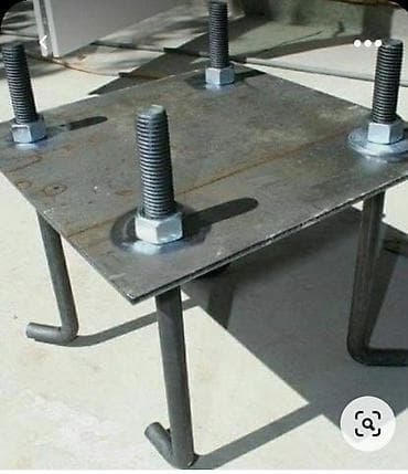 Балталар: Анкерные закладные плиты для фундаментов и колонн Назначение: - lalafo.kg да — 2 Балталар: Анкерные закладные плиты для фундаментов и колонн Назначение: - — 2