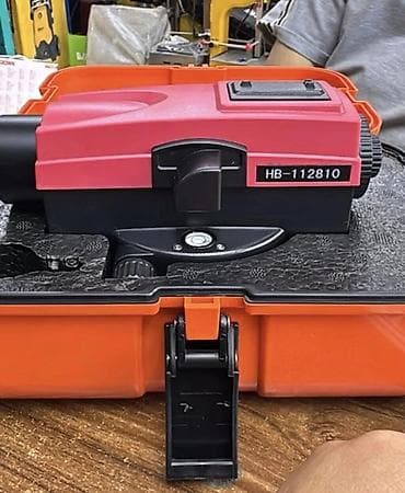 Оптический нивелир HB-112810 в комплекте с прочным пластиковым кейсом lalafo.kg да Оптический нивелир HB-112810 в комплекте с прочным пластиковым кейсом