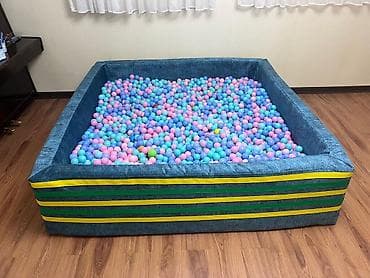 Детский мягкий игровой манеж/сухой бассейн - Просторная прямоугольная at lalafo.kg Детский мягкий игровой манеж/сухой бассейн - Просторная прямоугольная