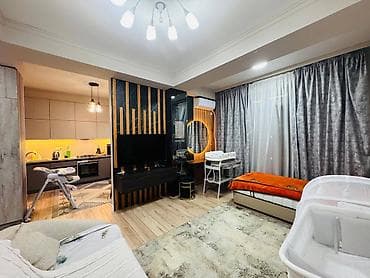 1 бөлмө, 40 м², Элитка, 5 кабат, Евроремонт lalafo.kg да 1 бөлмө, 40 м², Элитка, 5 кабат, Евроремонт