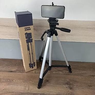 Штатив-тренога Tripod 330A 1,34 метра с держателем для телефона at lalafo.kg Штатив-тренога Tripod 330A 1,34 метра с держателем для телефона