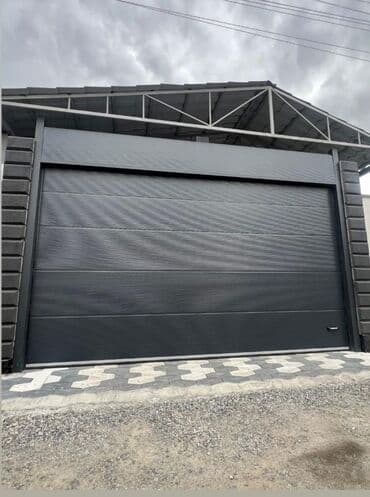 шкаф для прихожей комнаты: Автоматтык секциялык дарбазалар – ыңгайлуу, коопсуз, заманбап! 🏠 at lalafo.kg — 1 шкаф для прихожей комнаты: Автоматтык секциялык дарбазалар – ыңгайлуу, коопсуз, заманбап! 🏠 — 1