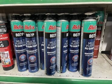 Akfix 807P – профессиональная монтажная пена для пистолета (PU Gun at lalafo.kg Akfix 807P – профессиональная монтажная пена для пистолета (PU Gun