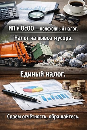 Бухгалтерские услуги | Сдача налоговой отчетности at lalafo.kg Бухгалтерские услуги | Сдача налоговой отчетности