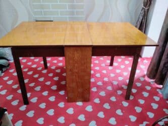 Кухонный стол, Б/у, Прямоугольный, Раскладной at lalafo.kg Кухонный стол, Б/у, Прямоугольный, Раскладной