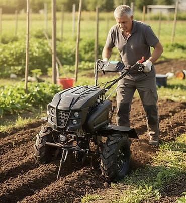 Мотоблок бензиновый с фарами и колесами повышенной проходимости at lalafo.kg Мотоблок бензиновый с фарами и колесами повышенной проходимости