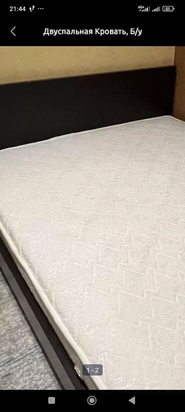 Турецкий двухспальная кровать матрас ортопедический. Состояние at lalafo.kg Турецкий двухспальная кровать матрас ортопедический. Состояние