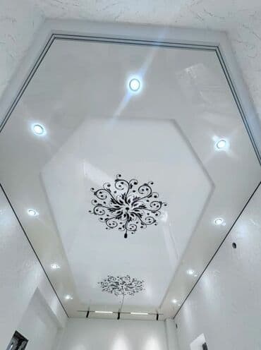 Натяжной потолок Глянцевое Монтаж at lalafo.kg Натяжной потолок Глянцевое Монтаж