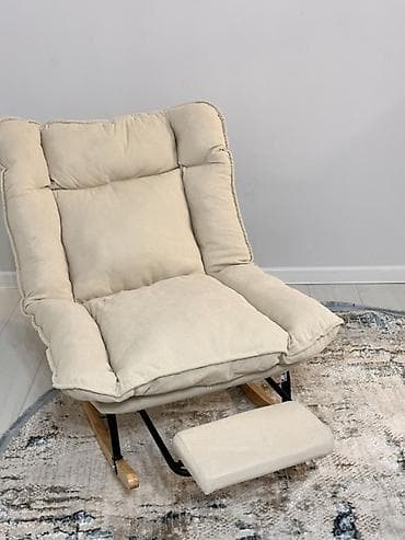 Кресла-качалка, цвет - Бежевый at lalafo.kg Кресла-качалка, цвет - Бежевый