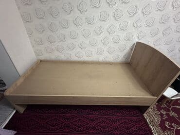 Кровать односпальная, минималистичный дизайн - Размер спального at lalafo.kg Кровать односпальная, минималистичный дизайн - Размер спального