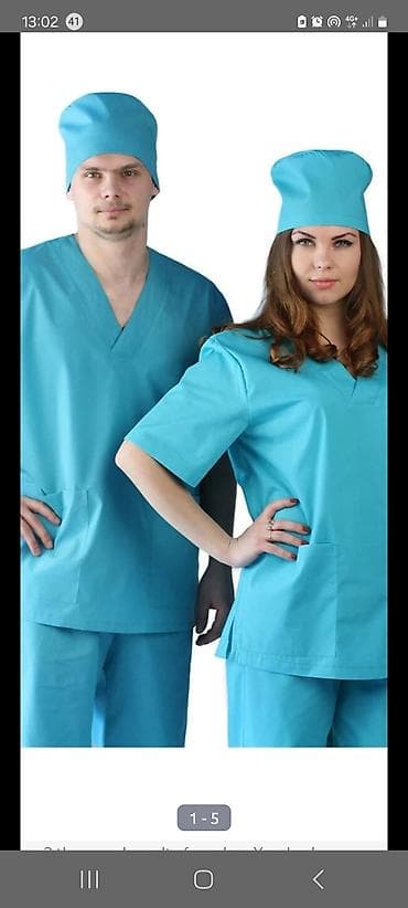 Медицинский комплект унисекс (бирюзовый) производство РОССИЯ фабричные at lalafo.kg Медицинский комплект унисекс (бирюзовый) производство РОССИЯ фабричные