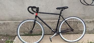 Фикс/сингл-спид городской велосипед - Рама: хромированная at lalafo.kg Фикс/сингл-спид городской велосипед - Рама: хромированная