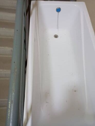 Прямая пластиковая ванная, классическая прямоугольная форма. - at lalafo.kg Прямая пластиковая ванная, классическая прямоугольная форма. -