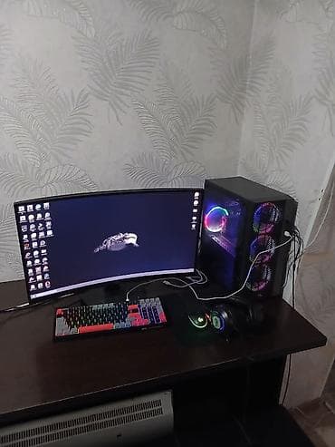 Игровой/рабочий ПК с периферией Комплект:наушники клавиатура мышь at lalafo.kg Игровой/рабочий ПК с периферией Комплект:наушники клавиатура мышь